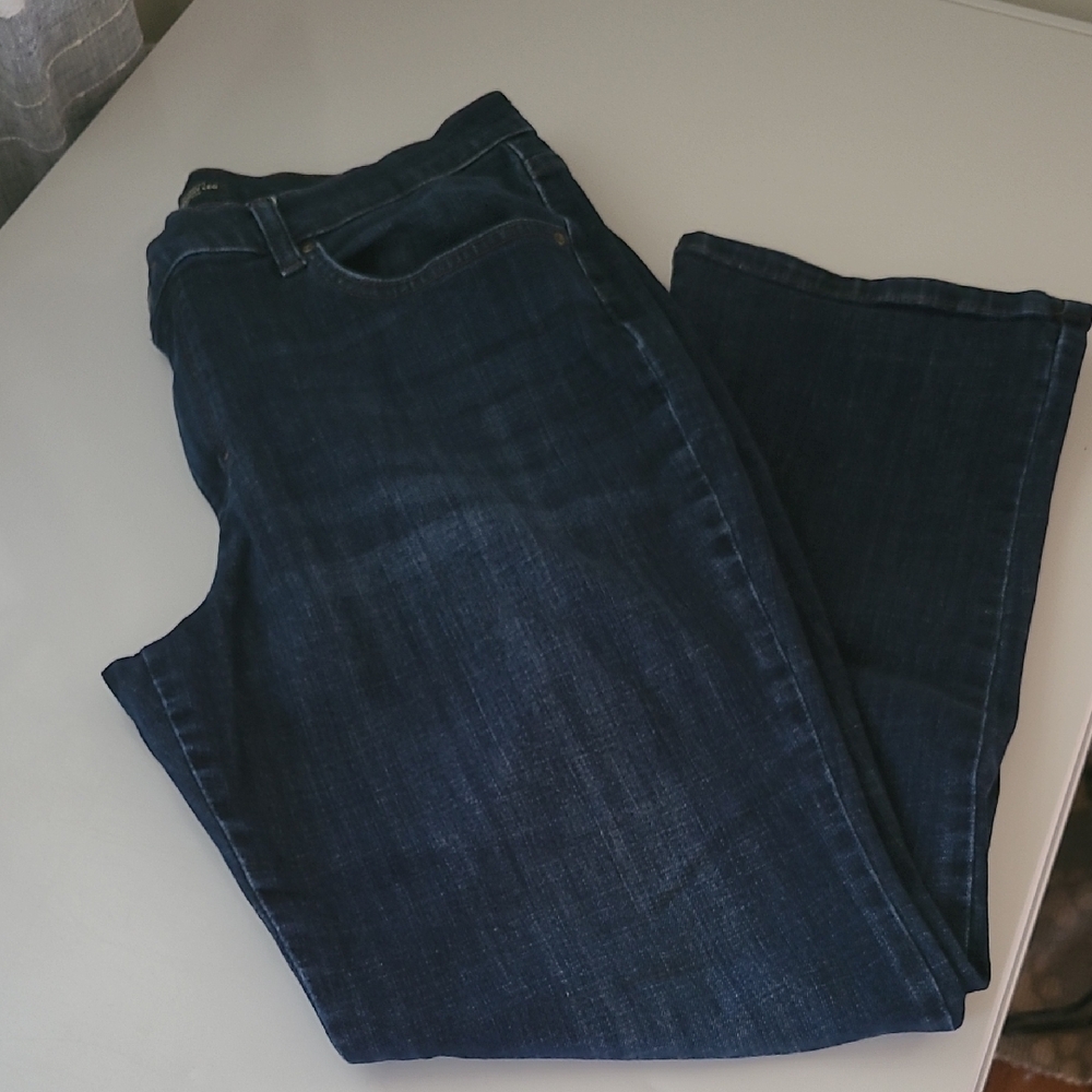 Size 16 Lee Dark Blue Denim Jeans
